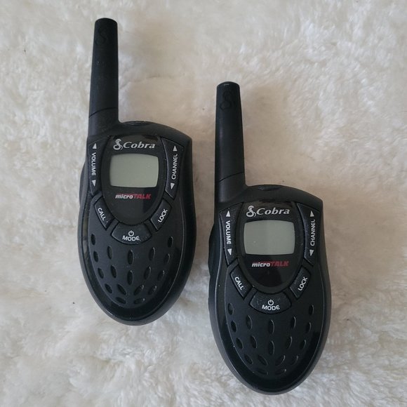 COBRA Micro Walkie-talkie Set of 2 Pre-owned - Picture 1 of 4
